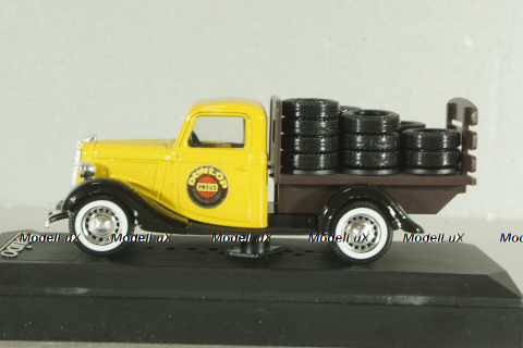 Ford V8 Dunlop 1936, yellow, Solido 1:43