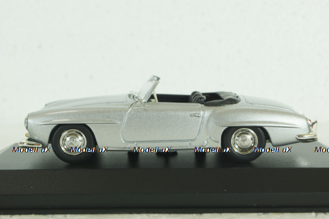 Mercedes 190 SL (W121) 1955, silver, 940033130, Maxichamps 1:43