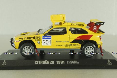 Citroen ZX Rallye Raid #201 Paris-Dakar 1991 A.VATANEN - B. BERGLUND, Norev 1:43
