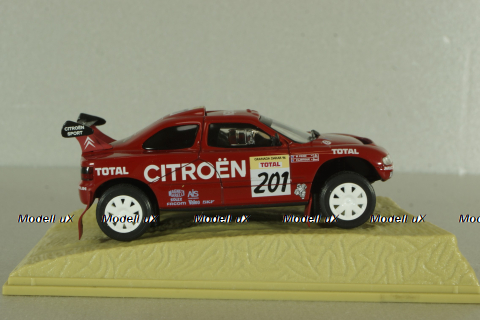 Citroen ZX Rallye Raid #201 Paris-Dakar 1996 P.Lartigue - M.Perrin, Norev 1:43