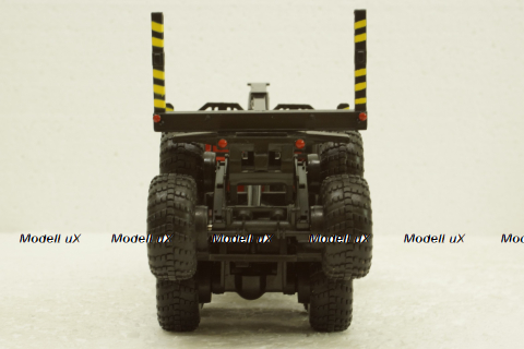 Краз-64372 лесовоз красный, Н731, Наш Автопром 1:43