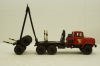 Краз-64372 лесовоз красный, Н731, Наш Автопром 1:43
