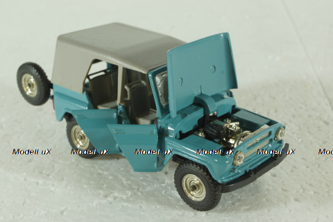 Уаз-469, А34, бирюзовый №3, Тантал/Радон 1:43