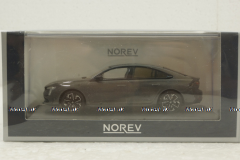 Peugeot 508 GT Hybrid 2023, selenium grey, 475833, Norev 1:43