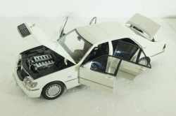 Mercedes S600 (W140), 1994 white, MM140WT, Mission Model 1:18