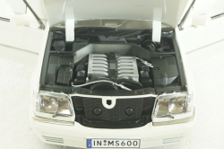 Mercedes S600 (W140), 1994 white, MM140WT, Mission Model 1:18