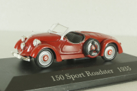 Mercedes 150 Sport Roadster 1935, red, MBOMS017, Mercedes-Benz Offizielle Modell-Sammlung #17, Altaya 1:43