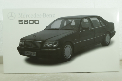 Mercedes S600 (W140), 1994 grey, MM140GR, Mission Model 1:18 Уценка!