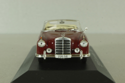 Mercedes 220 SE Convertible (W128) 1958, red, MBOMS011, Mercedes-Benz-Offizielle Modell-Sammlung #11, Altaya 1:43