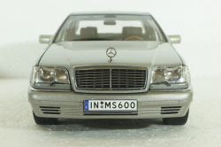 Mercedes S600 (W140), 1994 grey, MM140GR, Mission Model 1:18 Уценка!