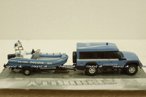 Iveco Massife Polizia с катером, Mondo Motors 1:43