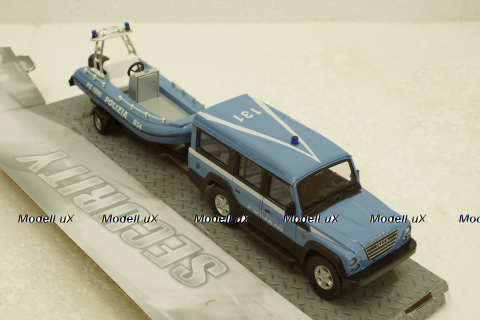 Iveco Massife Polizia с катером, Mondo Motors 1:43