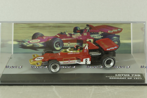 Lotus 72D #8 Emerson Fittipaldi Germany GP Formula 1 1971, Altaya 1:43