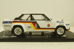 Fiat 131 Abarth, No.1, Minolta, Rally Hunsrück 1979, RMC077, Ixo 1:18