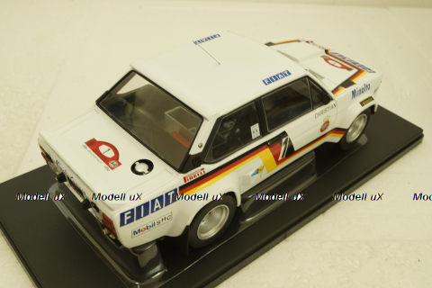 Fiat 131 Abarth, No.1, Minolta, Rally Hunsrück 1979, RMC077, Ixo 1:18