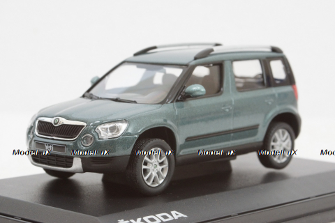 Skoda Yeti, green metallic, 143AB014QB, Abrex 1:43