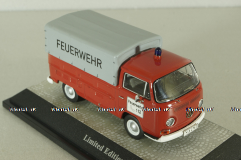 Volkswagen T2a  Pritsche Feuerwehr 1967, Premium Classixxs 1:43
