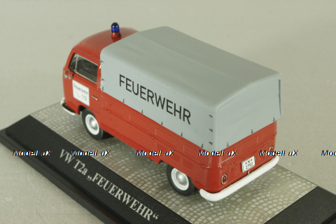Volkswagen T2a  Pritsche Feuerwehr 1967, Premium Classixxs 1:43