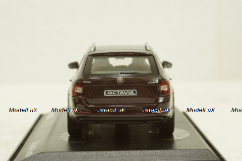 Skoda Octavia III Combi 2013, rosso brunello metalic, 143AB027JB, Abrex 1:43