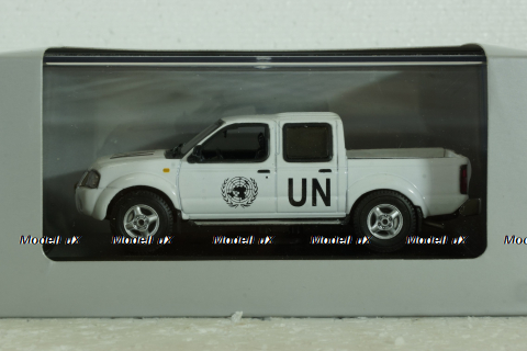 Nissan Navara (D22) Pick-Up  UN Liberia Peacekeeping 2007 white, JC433, JCollection 1:43 