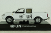 Nissan Navara (D22) Pick-Up  UN Liberia Peacekeeping 2007 white, JC433, JCollection 1:43 