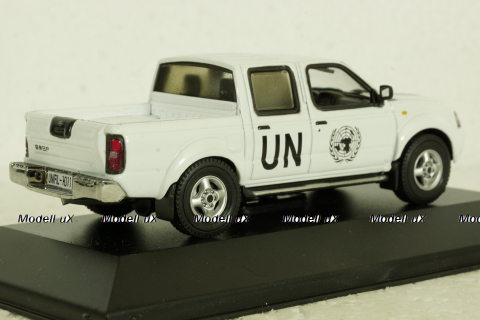 Nissan Navara (D22) Pick-Up  UN Liberia Peacekeeping 2007 white, JC433, JCollection 1:43 
