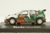Skoda Fabia WRC Evo II , Rallye Japan 2005,  #12 Mikko Hirvonen, 143XAB601TF, Abrex 1:43