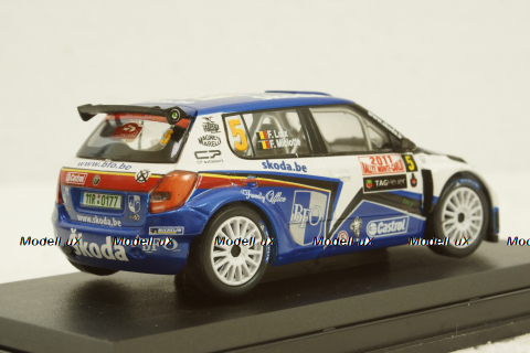 Skoda Fabia S2000 (facelift 2010), Rallye Monte Carlo 2011, #5 Loix-Miclotte, 143LE604H, Abrex 1:43