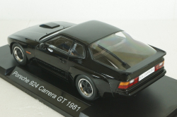 Porsche 924 Carrera GT (1981) black with black wheels, MCG18198, MCG 1:18