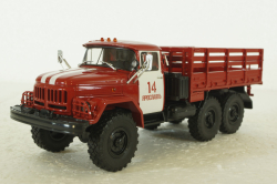 Зил-131 бортовой, пожарный, 100237, АвтоИстория 1:43