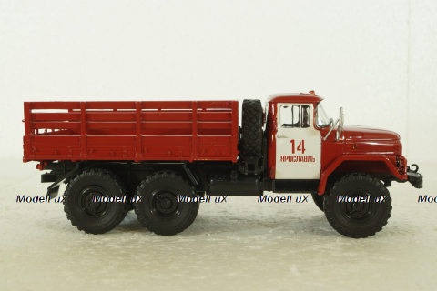 Зил-131 бортовой, пожарный, 100237, АвтоИстория 1:43