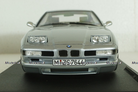 BMW 850 (E31) CSI 1992 arctic silver metallic, 1807004, Solido 1:18