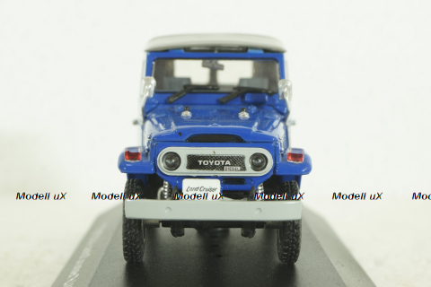 Toyota Land Cruiser BJ40 blue, EBBRO 1:43
