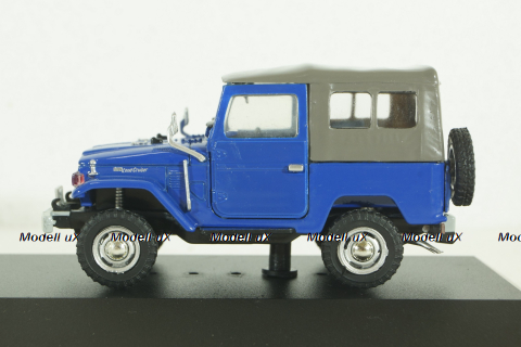 Toyota Land Cruiser BJ40 blue, EBBRO 1:43
