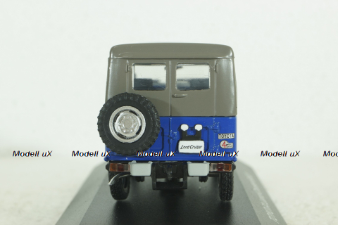 Toyota Land Cruiser BJ40 blue, EBBRO 1:43
