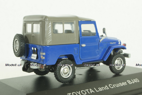 Toyota Land Cruiser BJ40 blue, EBBRO 1:43