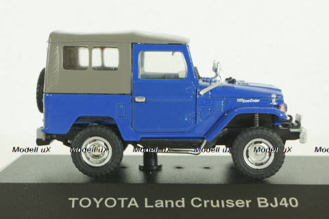 Toyota Land Cruiser BJ40 blue, EBBRO 1:43