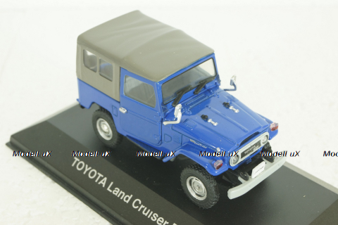 Toyota Land Cruiser BJ40 blue, EBBRO 1:43