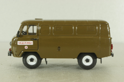 УАЗ-3962 хаки, медслужба, пластик, Агат 1:43