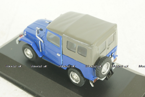 Toyota Land Cruiser BJ40 blue, EBBRO 1:43