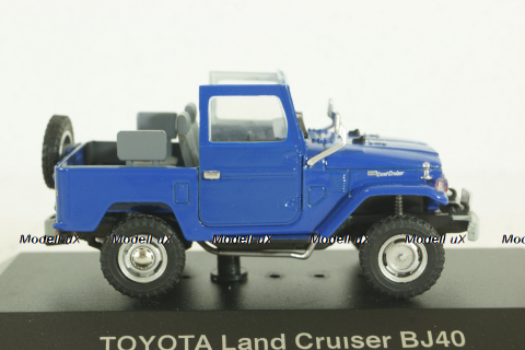 Toyota Land Cruiser BJ40 blue, EBBRO 1:43