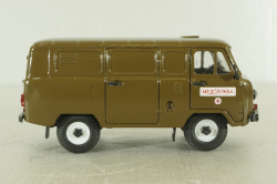 УАЗ-3962 хаки, медслужба, пластик, Агат 1:43