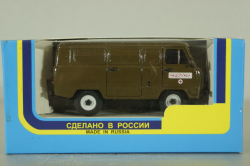 УАЗ-3962 хаки, медслужба, пластик, Агат 1:43