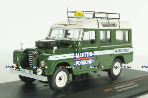Land Rover II Team Porsche Martini Safari Rally 1978 Assistance, RAC387X, IXO 1:43