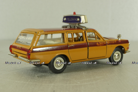 Газ-2402 Волга, Аэрофлот,  91г., Тантал/Радон 1:43