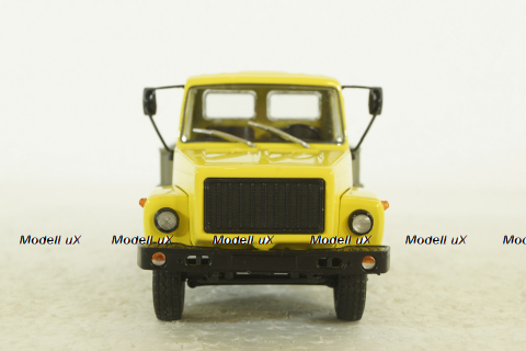 Газ-33073, бортовой, желт/серый, 1989г., АвтоИстория 1:43