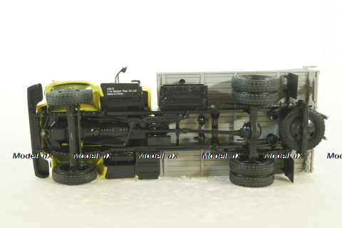 Газ-33073, бортовой, желт/серый, 1989г., АвтоИстория 1:43