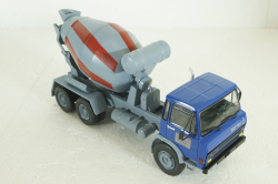 Berliet GRH 230 Cement mixer year 1976 blue / grey, Hachette 1:43