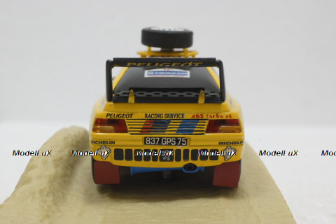 Peugeot 405 Turbo 16 #203  Rally Paris-Dakar 1990 A.VATANEN - B. BERGLUND, Norev 1:43