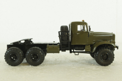 Краз-255В седельный тягач, хаки, 100886, АвтоИстория 1:43